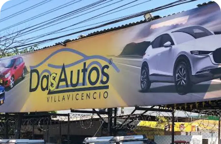 Aviso de Dazautos sobre el patio de carros en Villavicencio